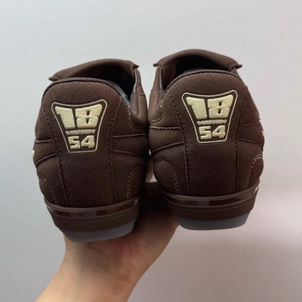 Louis Vuitton Dark Brown Women's Sneakers - Picture 6 of 8